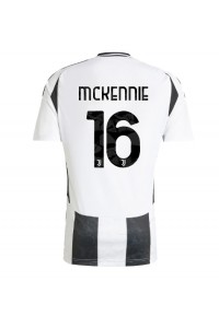 Juventus Weston McKennie #16 Fotballdrakt Hjemme Klær 2024-25 Korte ermer